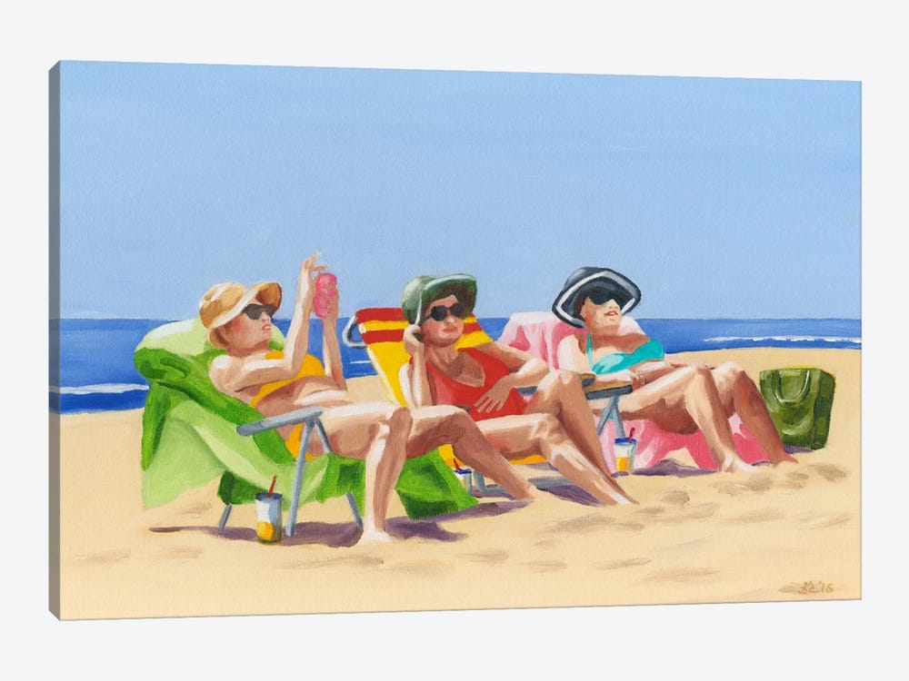 Beach Vacation I by Dianne Miller 1-piece Canvas Artwork