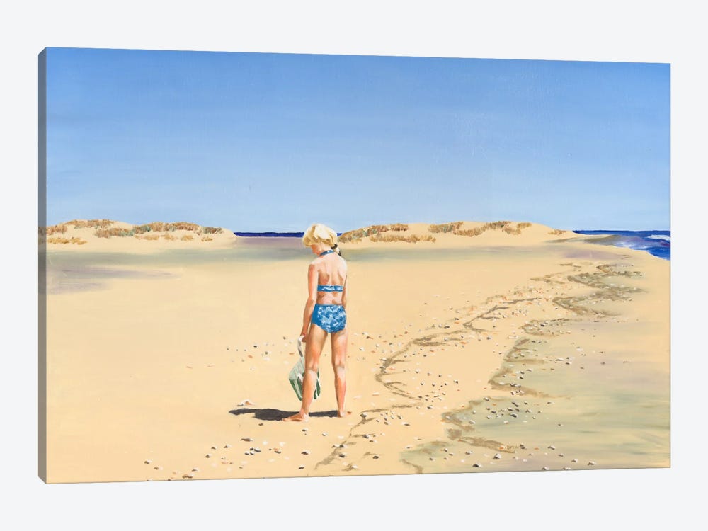 Beach Vacation VI 1-piece Canvas Print