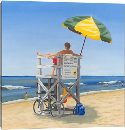 Beach Vacation VII Canvas Art Print - Dianne Miller