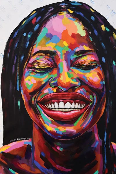 Prismatic Portraits: Celebrate Life XII by Damola Ayegbayo