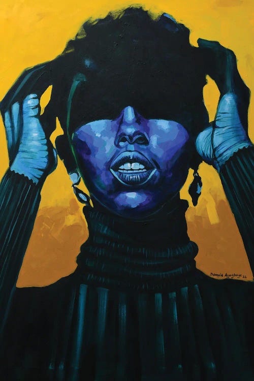 Restrained II by Damola Ayegbayo wall art