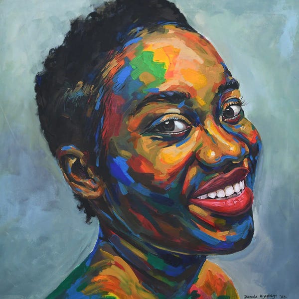 Contemporary Portraiture By Black Artists: Against All Odds VII by Damola Ayegbayo