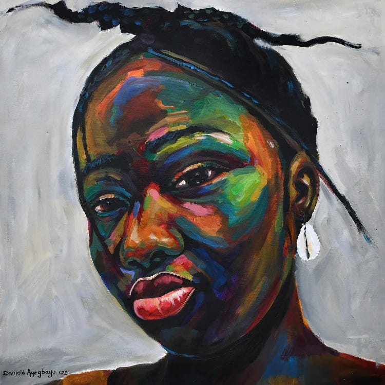 Muddled II by Damola Ayegbayo wall art