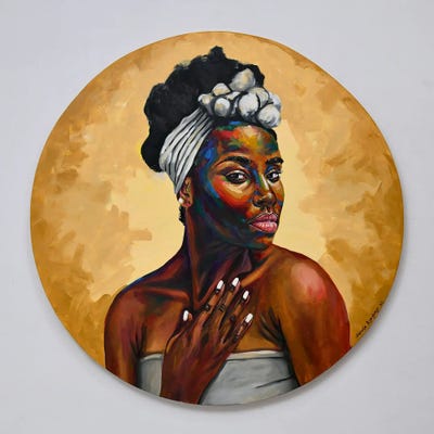 Eniyan( Human) VIII by Damola Ayegbayo art print