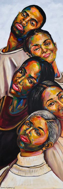 Strength In Diversity V by Damola Ayegbayo wall art
