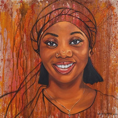 Black Pride VII by Damola Ayegbayo canvas print