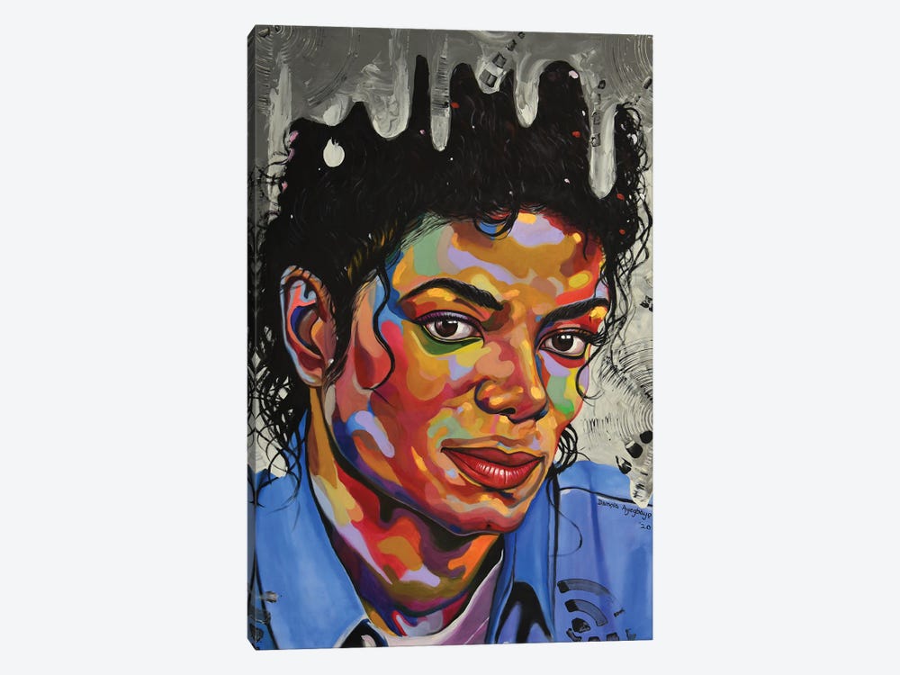 Michael Jackson by Damola Ayegbayo 1-piece Canvas Artwork