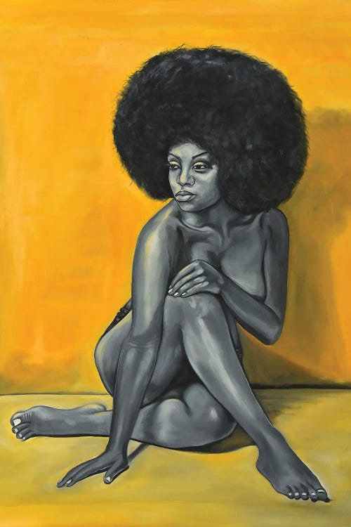 Black Essence by Damola Ayegbayo wall art