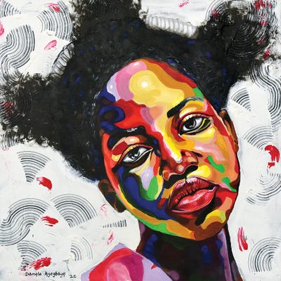 Free But Hungry by Damola Ayegbayo canvas print