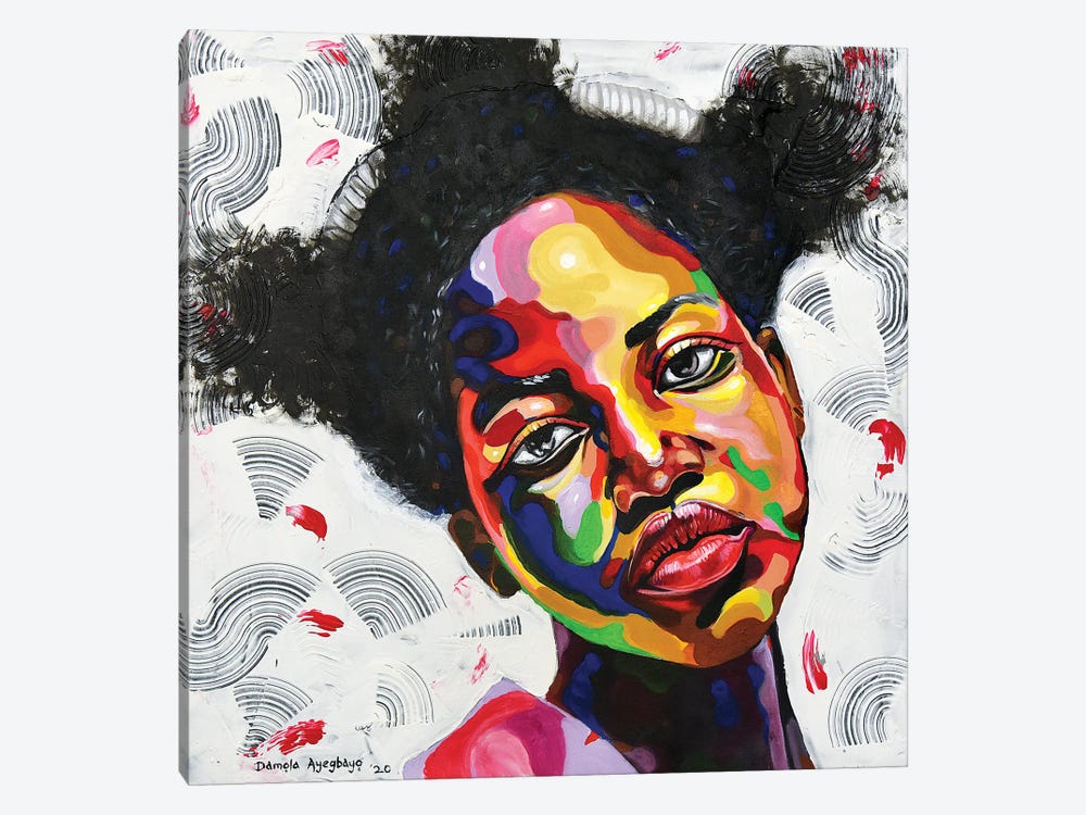 Free But Hungry by Damola Ayegbayo 1-piece Canvas Art