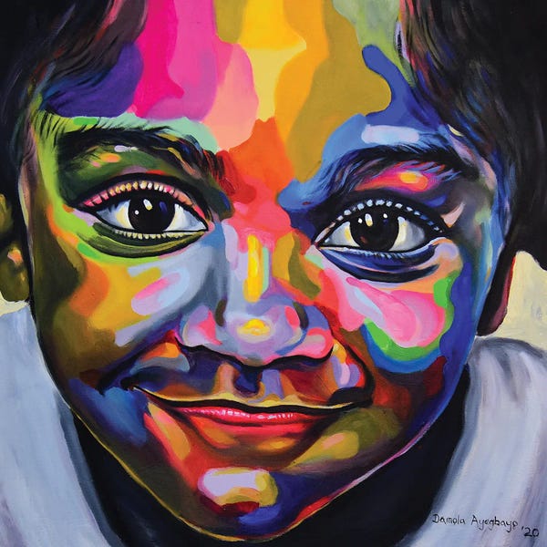 Prismatic Portraits: Gaiety by Damola Ayegbayo