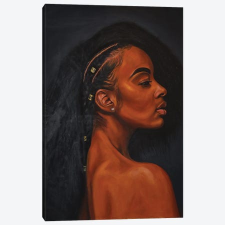 Black Pride Canvas Print #DML26} by Damola Ayegbayo Canvas Print