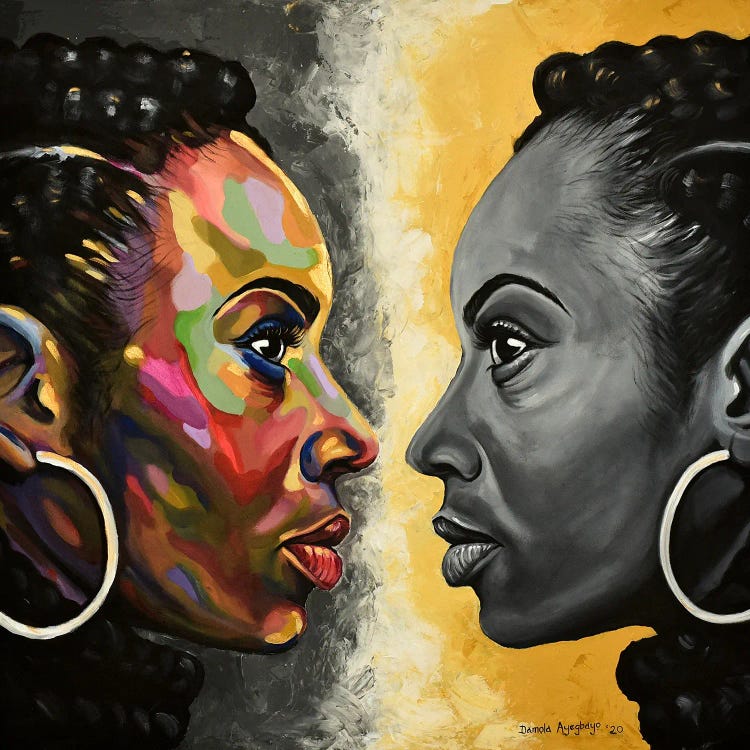 Soulmate by Damola Ayegbayo wall art