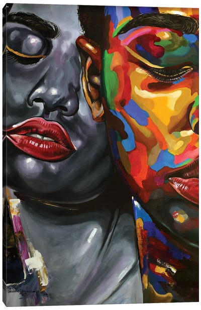 Strength In Diversity II Canvas Art Print - #BlackGirlMagic