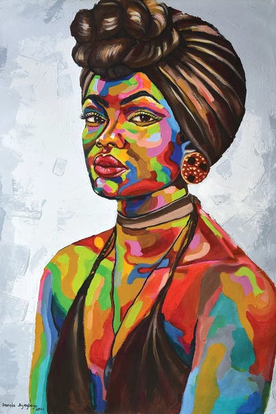 African Heritage: African Girl by Damola Ayegbayo