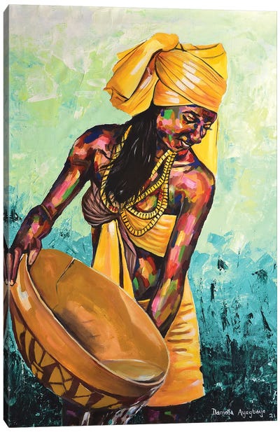 Care Giver Canvas Art Print - African Heritage Art