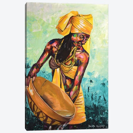 Care Giver Canvas Print #DML40} by Damola Ayegbayo Canvas Artwork