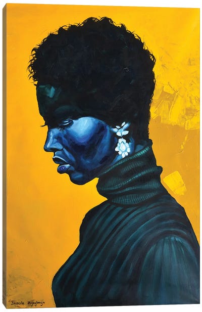 Restrained Canvas Art Print - Contemporary Portraiture by Black Artists