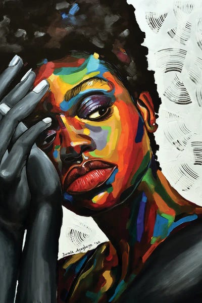 Contemporary Portraiture By Black Artists: Free But Hungry II by Damola Ayegbayo