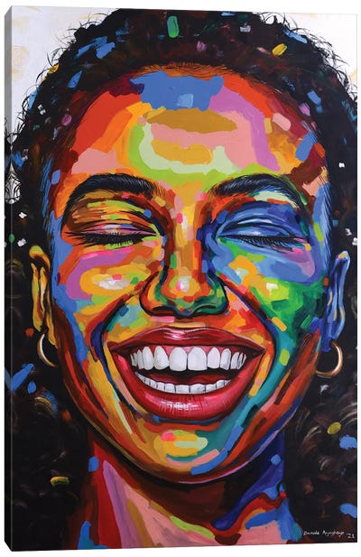 Celebrate Life VI Canvas Art Print - #BlackGirlMagic