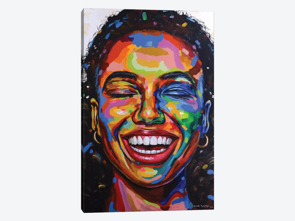 Celebrate Life VI by Damola Ayegbayo 1-piece Canvas Wall Art