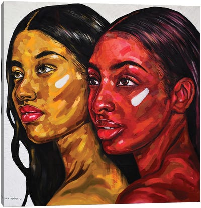 Strength In Diversity III Canvas Art Print - Uniqueness Art