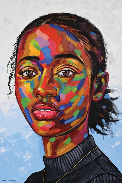 Looking Beyond II by Damola Ayegbayo art print