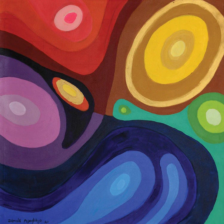 Joy Of Existence by Damola Ayegbayo wall art