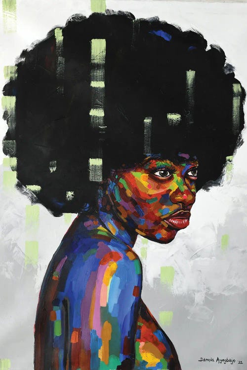 The Other Side III by Damola Ayegbayo wall art