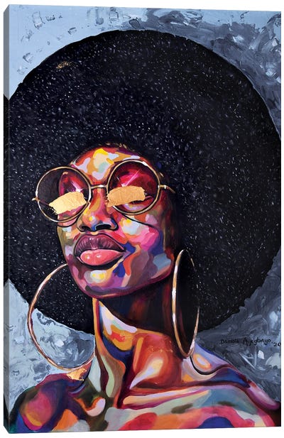 The Golden Age Canvas Art Print - Afrofuturism
