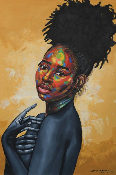 Eniyan Human III by Damola Ayegbayo canvas print