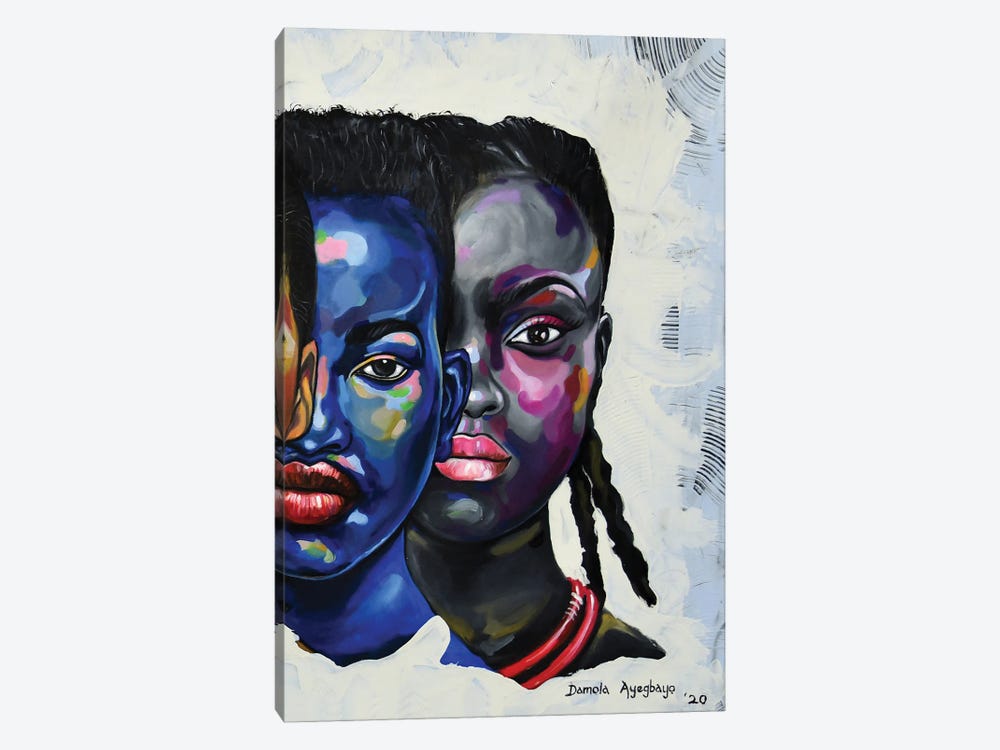 Strength In Diversity I by Damola Ayegbayo 1-piece Canvas Art