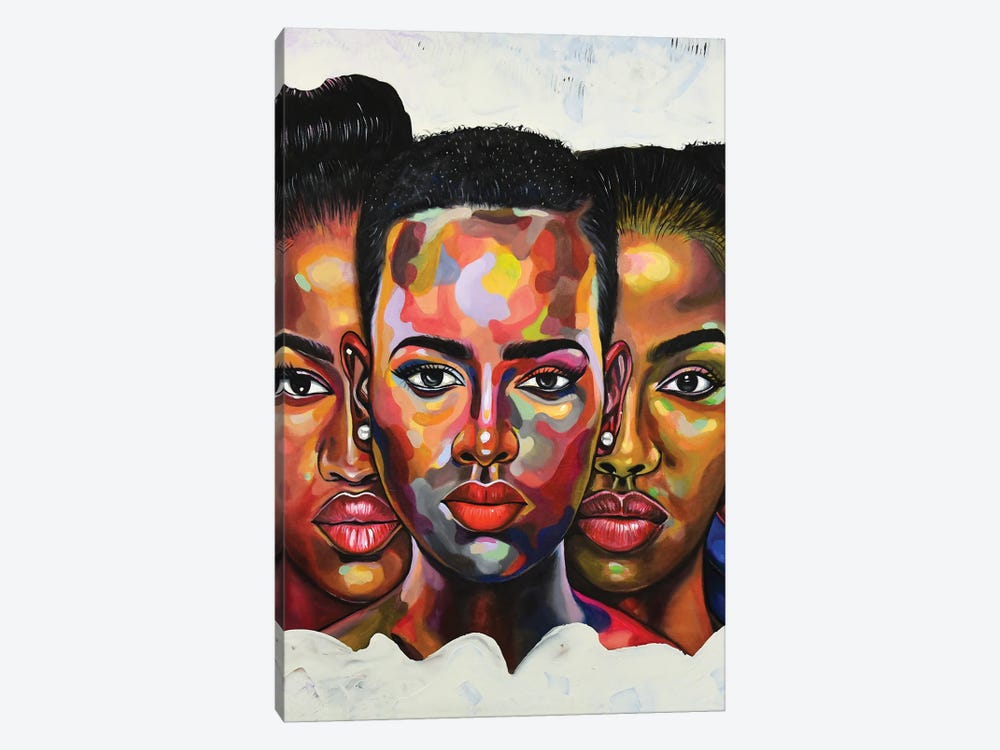 Strength In Diversity II by Damola Ayegbayo 1-piece Canvas Art Print