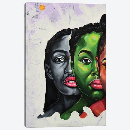 Strength In Diversity III Canvas Print #DML73} by Damola Ayegbayo Canvas Art Print