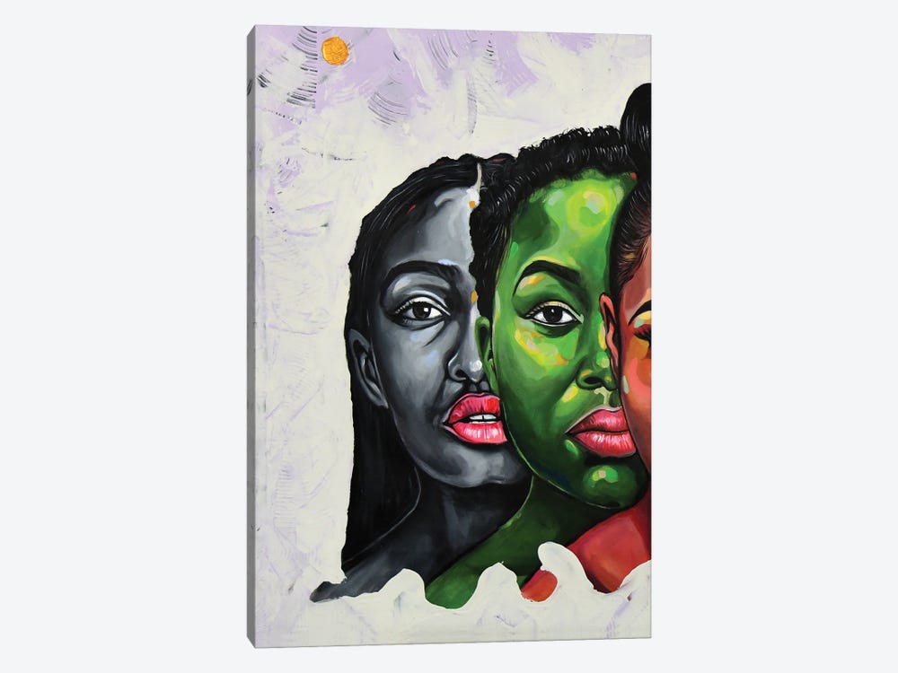 Strength In Diversity III by Damola Ayegbayo 1-piece Canvas Art
