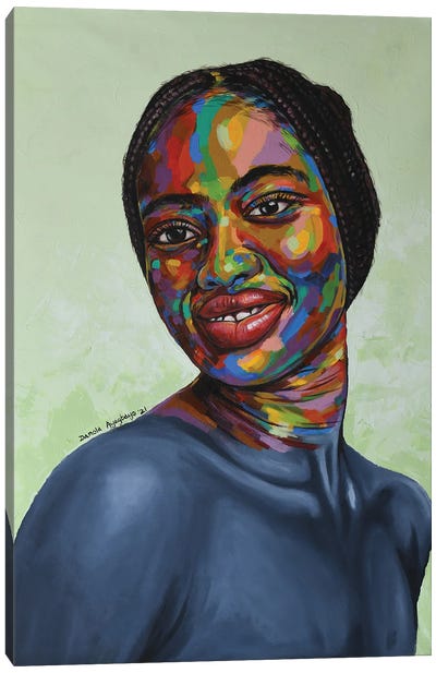Eniyan Human IV Canvas Art Print - Black History Month