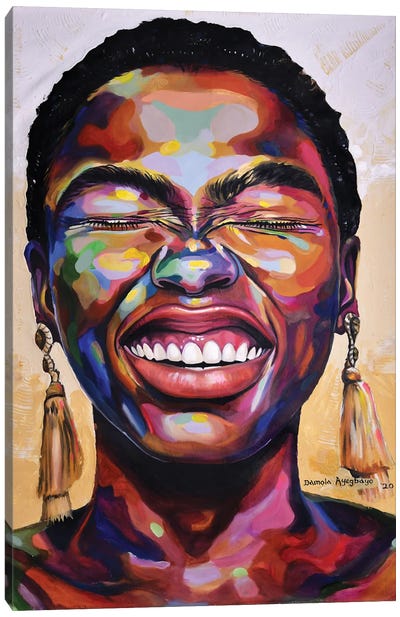 Celebrate Life II Canvas Art Print - African Décor