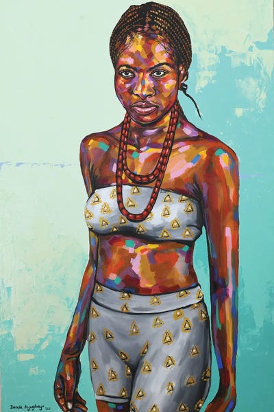 Black Pride III by Damola Ayegbayo canvas print