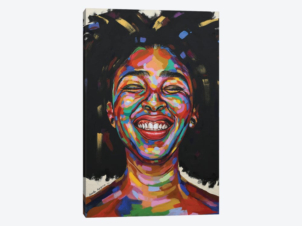 Celebrate Life X by Damola Ayegbayo 1-piece Canvas Print