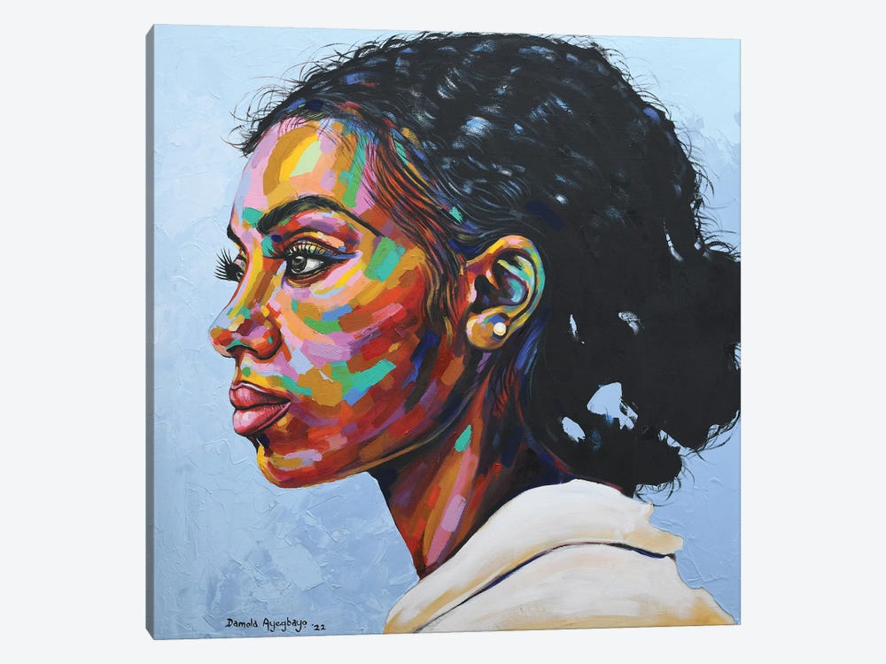 Looking Beyond III by Damola Ayegbayo 1-piece Canvas Art