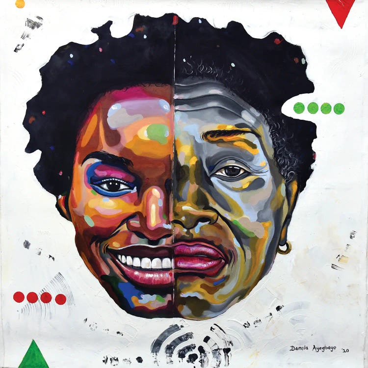 What Goes Around by Damola Ayegbayo wall art