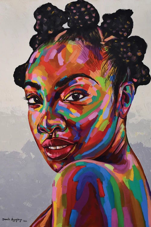 Eniyan (Human) V by Damola Ayegbayo wall art
