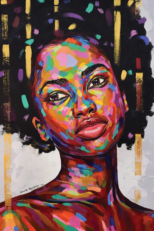 Free But Hungry IV by Damola Ayegbayo wall art