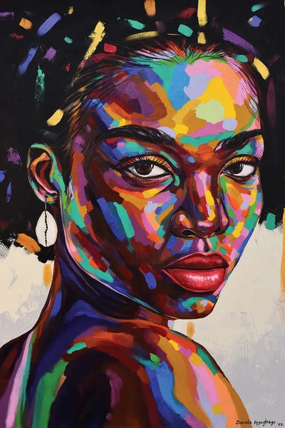 Prismatic Portraits: Purpose Of Existence IX by Damola Ayegbayo