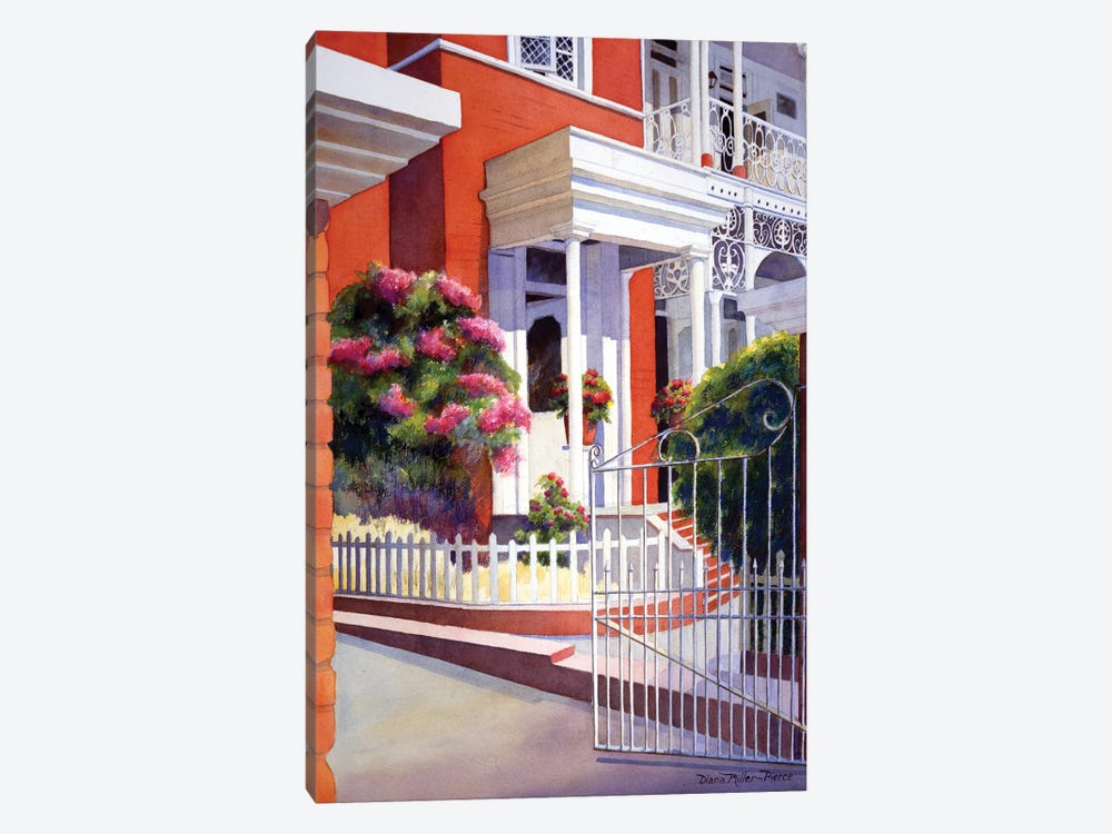 Caribbean Hotel by Diana Miller-Pierce 1-piece Canvas Art