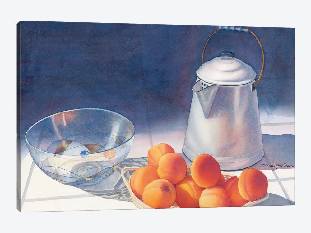 Eat A Peach by Diana Miller-Pierce 1-piece Canvas Wall Art