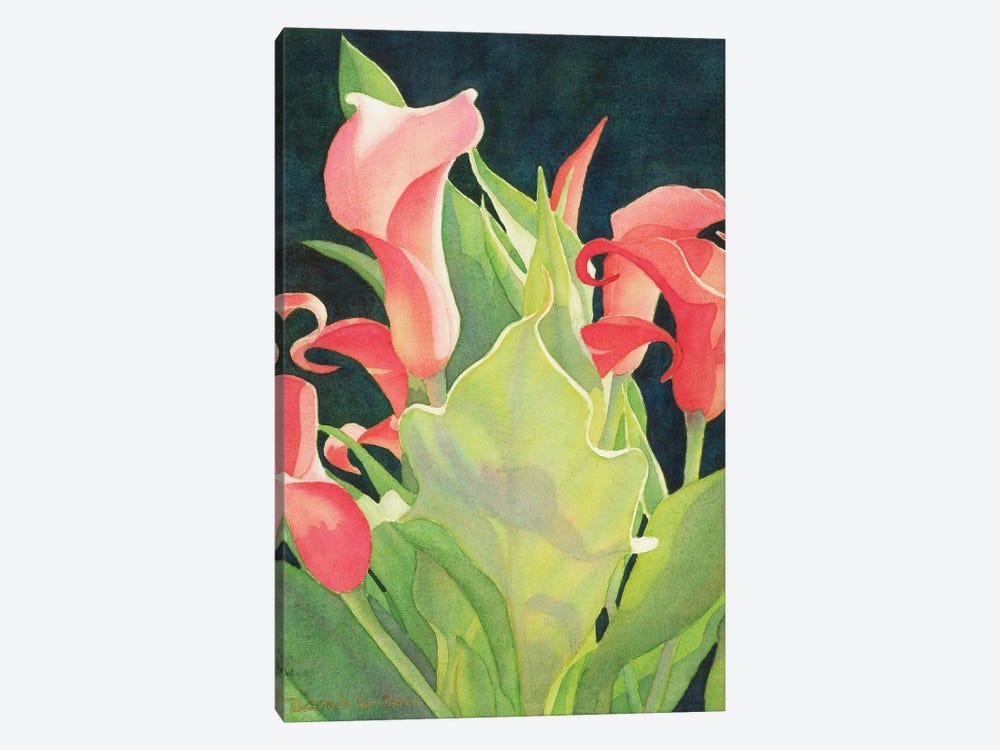 Floral Sentinel-Calla Lily by Diana Miller-Pierce 1-piece Canvas Wall Art