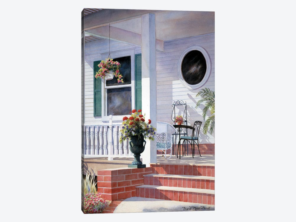 Florida Porch by Diana Miller-Pierce 1-piece Canvas Print