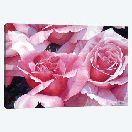 For The Love Of Roses Canvas Print #DMP43} by Diana Miller-Pierce Canvas Artwork