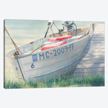 I'd Rather Be Fishing Canvas Print #DMP49} by Diana Miller-Pierce Canvas Art